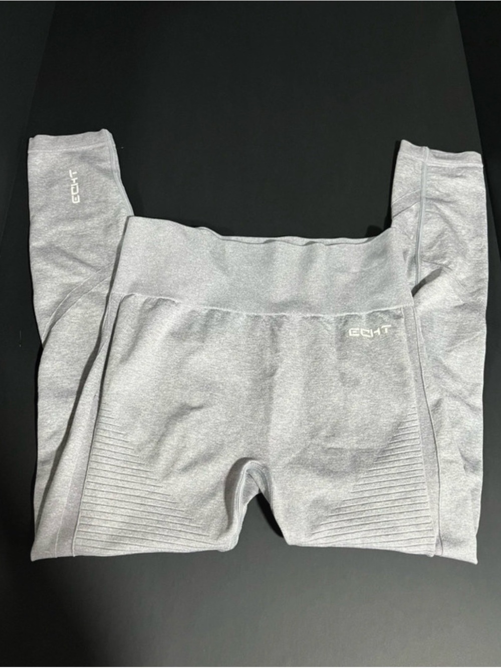 ECHT Light Gray High-Waist Seamless Leggings 68